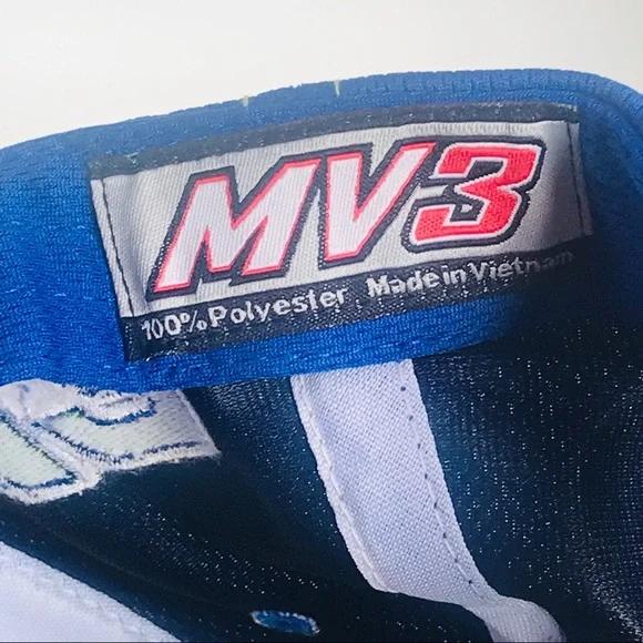 Casey Mears #13 Geico Germain Racing Baseball Cap Adult Large One-Fit Blue - Picture 9 of 15